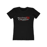 Mean Tweets and Cheap Gas Women's The Boyfriend Tee