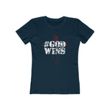 God Wins! Women's The Boyfriend Tee