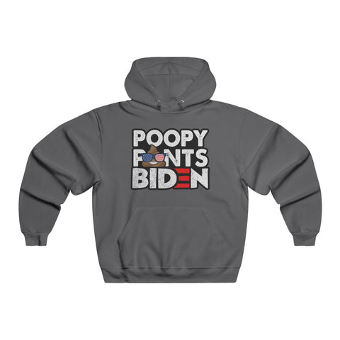 Poopy Pants Biden NUBLEND® Hooded Sweatshirt