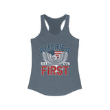 America First Women's Racerback Tank