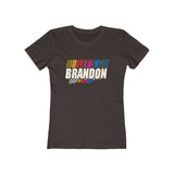 Let's Go Brandon! Women's The Boyfriend Tee