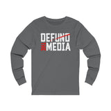 Defund The Media Jersey Long Sleeve Tee