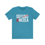 Defund the Media Unisex Cotton Tee