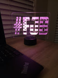 #FJB Custom Engraved LED Desk Light