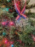 Trust God Not Government Custom-Engraved Christmas Ornament