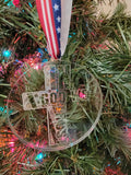 In God We Trust Custom-Engraved Christmas Ornament