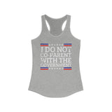 I Do Not Co-Parent Women's Racerback Tank