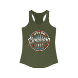 Let's Go Brandon (2) Women's Racerback Tank