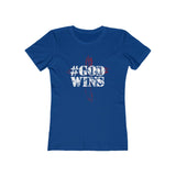 God Wins! Women's The Boyfriend Tee