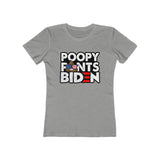 Poopy Pants Biden Women's The Boyfriend Tee