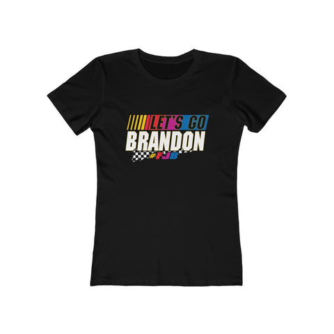 Let's Go Brandon! Women's The Boyfriend Tee