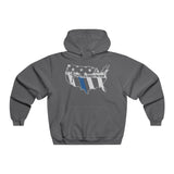 I Back the Blue  Hooded Sweatshirt