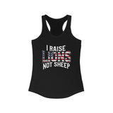 I Raise Lions Women's Ideal Racerback Tank