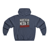 Mainstream Media Is Fake News NUBLEND® Hooded Sweatshirt