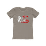 Red Wave Women's Fitted Tee
