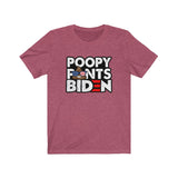 Poopy Pants Biden Unisex Jersey Tee