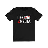 Defund the Media Unisex Cotton Tee