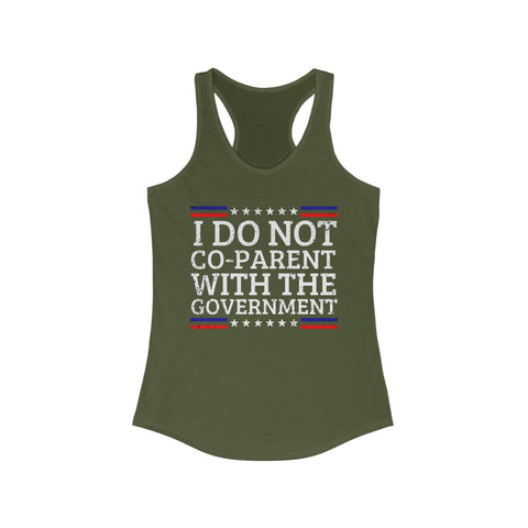 I Do Not Co-Parent Women's Racerback Tank