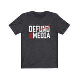 Defund the Media Unisex Cotton Tee