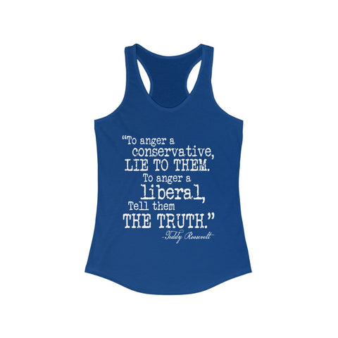 Teddy Roosevelt Knew...Women's Racerback Tank