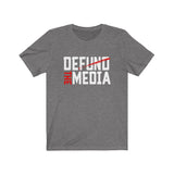 Defund the Media Unisex Cotton Tee