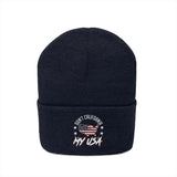 Don't California My USA Knit Beanie