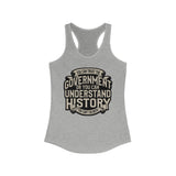 Understand History Women's Racerback Tank