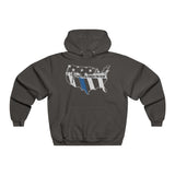 I Back the Blue  Hooded Sweatshirt