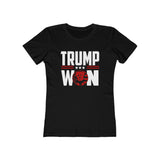 Trump Won Women's The Boyfriend Tee