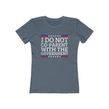 I Do Not Co-Parent Women's The Boyfriend Tee