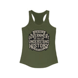Understand History Women's Racerback Tank