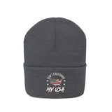 Don't California My USA Knit Beanie