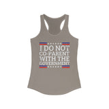 I Do Not Co-Parent Women's Racerback Tank