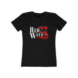 Red Wave Women's Fitted Tee