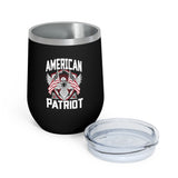 American Patriot 12oz Insulated Wine Tumbler