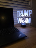 Trump Won Custom Engraved LED Desk Light