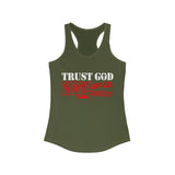 Trust God not Government Women's Racerback Tank