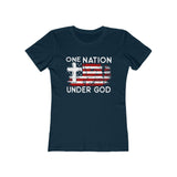 One Nation Under God Women's Fitted Tee