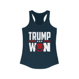 Trump Won Women's Racerback Tank