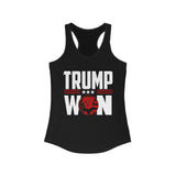Trump Won Women's Racerback Tank
