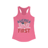 America First Women's Racerback Tank